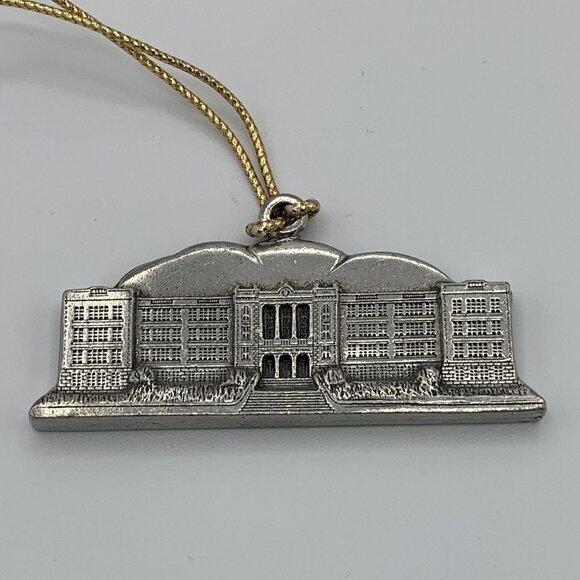 1995 Aitkens Pewter Saint John High School Ornament - Made in Canada - Picture 1 of 6